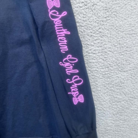 Southern Girl Prep T-Shirt Womens Medium Preppy Graphic T Quilt Pattern - Picture 6 of 6